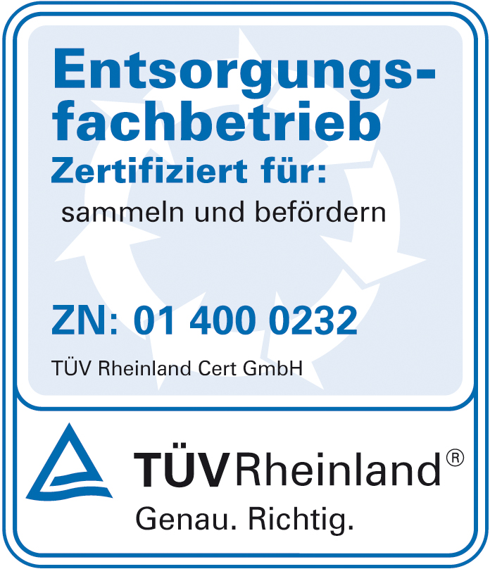Entsorgungs- und Reinigungsfachbetrieb Dreßen ZN 01 400 0232 TÜV